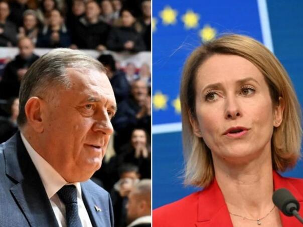 Dodik: Dok je Kallas komesarka, zaustaviti EU put BiH