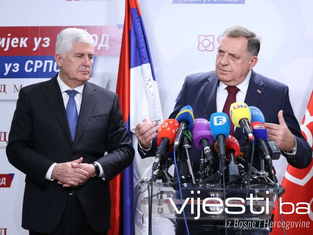 Dodik: HDZ i SNSD su nezaobilazni, DF neprihvatljiv