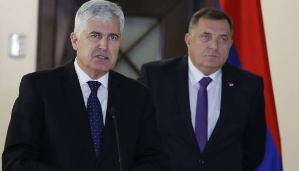 Dodik i Čović: Zajednički stav oko većine pitanja