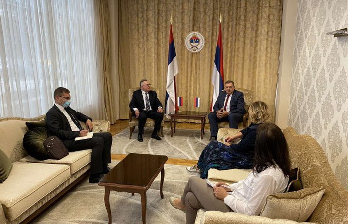Dodik i Kalabuhov o legitimnim predstavnicima i Schmidtu