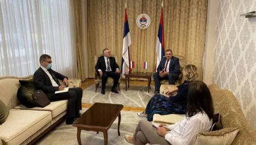 Dodik i Kalabuhov o legitimnim predstavnicima i Schmidtu