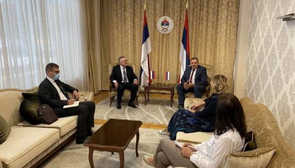 Dodik i Kalabuhov o legitimnim predstavnicima i Schmidtu