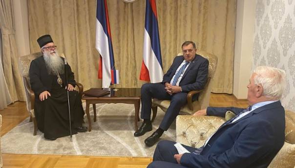 Dodik i mitropolit Hrizostom o povratku imovine SPC u Sarajevu
