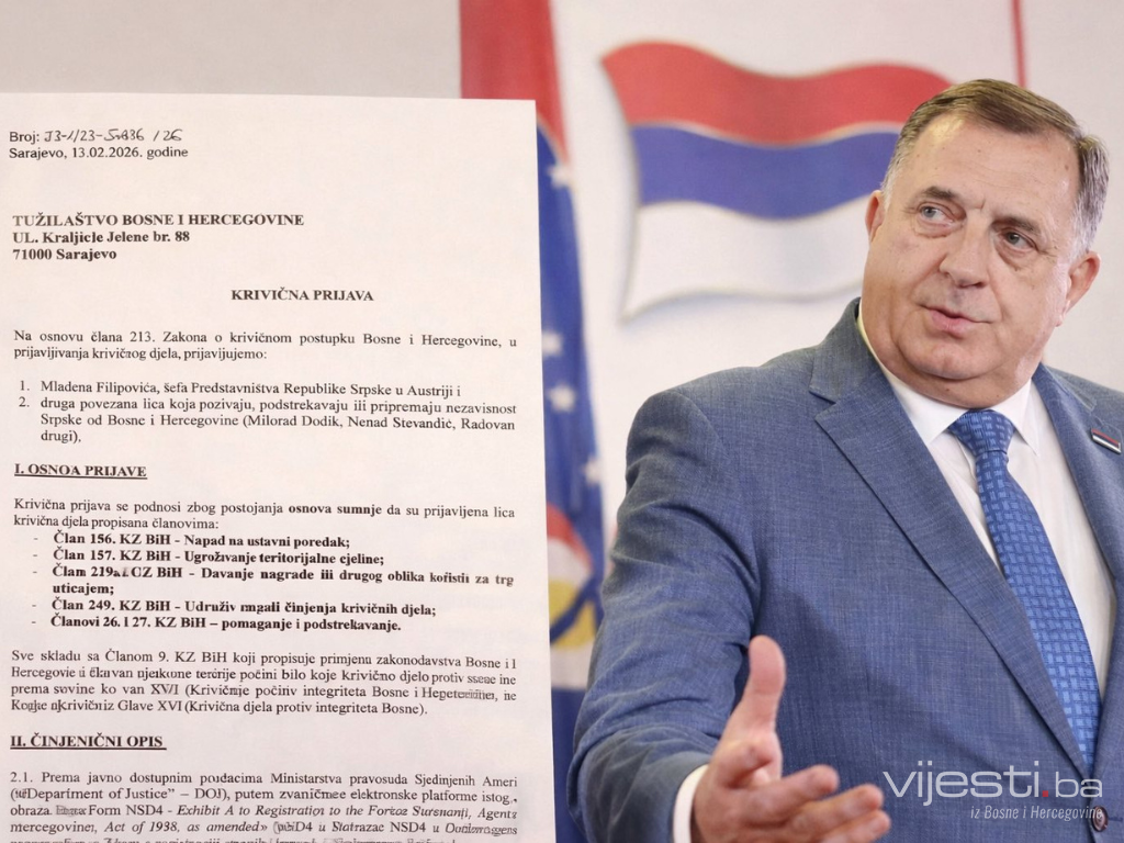 Dodik i ostali krivično prijavljeni zbog lobiranja za otcjepljenje