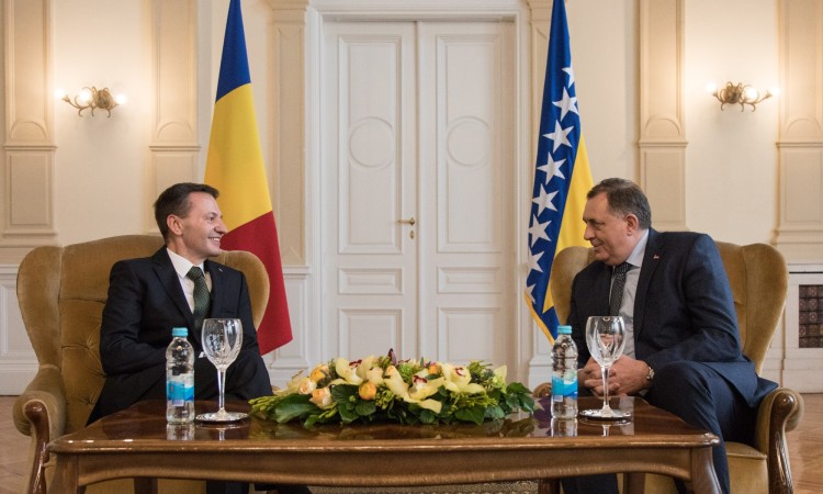 Dodik i Păcurețu o jačanju bilateralne saradnje Rumunije i BiH