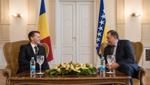 Dodik i Păcurețu o jačanju bilateralne saradnje Rumunije i BiH