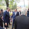 Dodik i Vučić i Višković dočekani aplauzom u Bileći