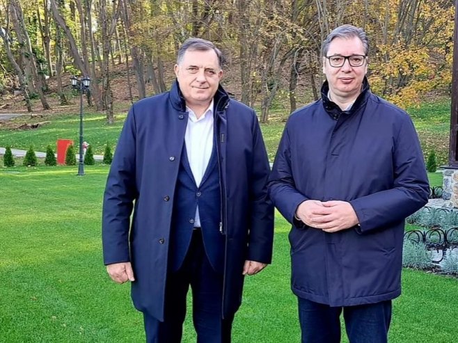 Dodik i Vučić o svim važnim pitanjima za RS i Srbiju