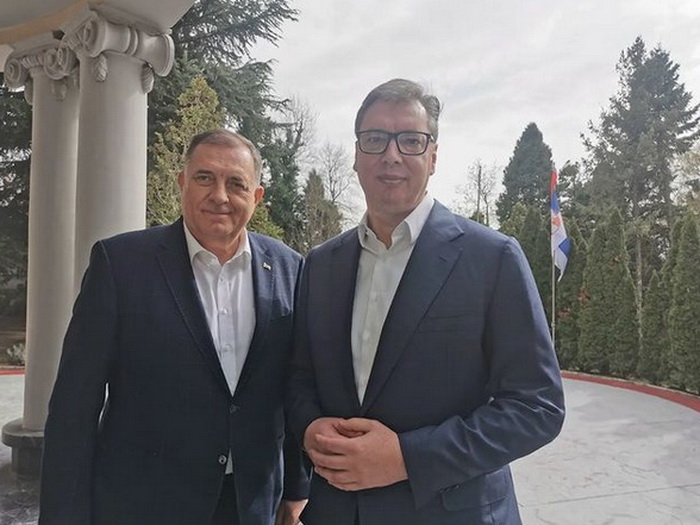 Dodik i Vučić: Pripreme za veliki Vaskršnji sabor teku odlično