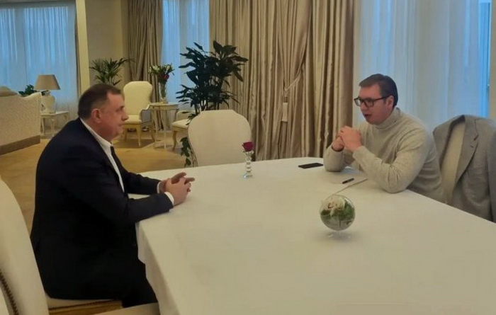 Dodik i Vučić: Razgovori o Briselskom dijalogu, RS i BiH