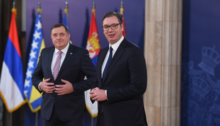 Dodik i Vučić u Beogradu razgovarali o BiH i Kosovu