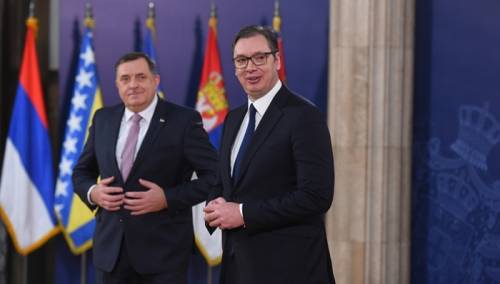 Dodik i Vučić u Beogradu razgovarali o BiH i Kosovu