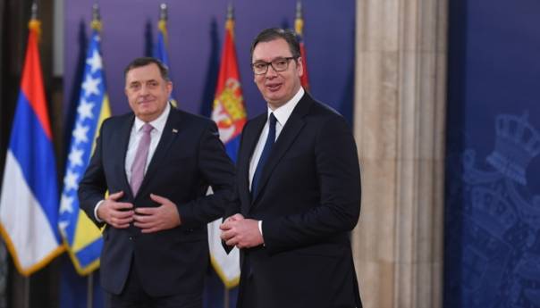 Dodik i Vučić u Beogradu razgovarali o BiH i Kosovu