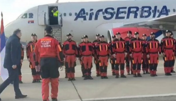 Dodik ispratio specijalistički tim za spasavanje u Tursku