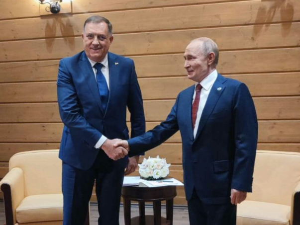 Dodik iz Sočija: Rusija predsjedava Vijećem sigurnosti a BiH je na dnevnom redu