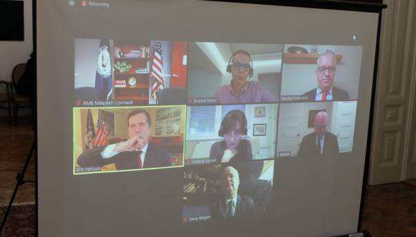 Dodik, Komšić i Džaferović razgovarali s američkim zvaničnicima