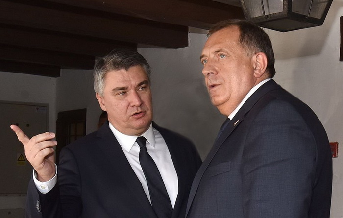 Dodik na sastanku s Milanovićem u Zagrebu