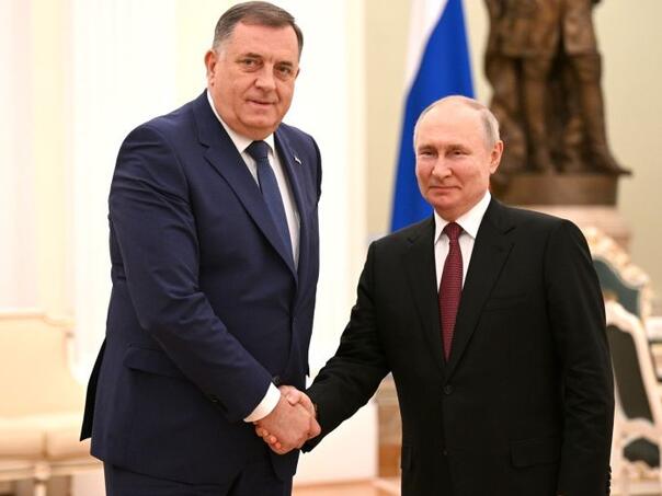 Dodik najavio susret s Putinom u Rusiji
