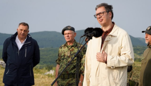 Dodik nakon Milanovića s Vučićem razgledao oružje u Srbiji