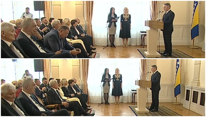 Dodik napustio sjednicu tokom Komšićevog govora