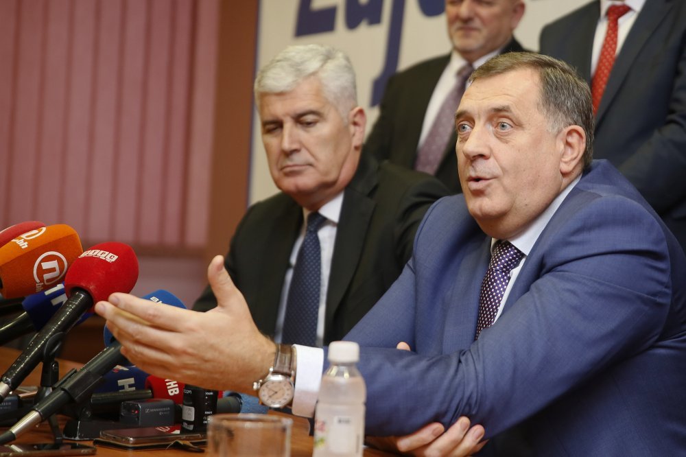 Dodik ne odustaje od parainstitucija, Čović mu stao u odbranu