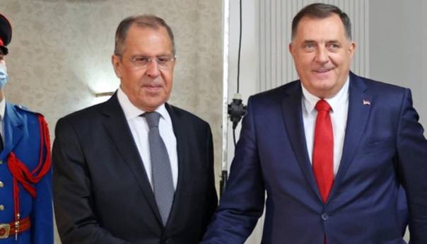 Dodik otkrio o čemu će razgovarati s Lavrovom u Beogradu