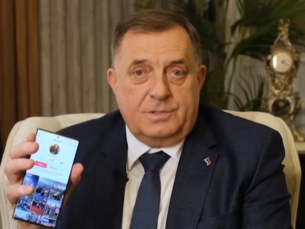 Dodik otvorio profil na TikToku, prvi video odmah izazvao reakcije