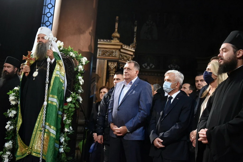 Dodik: Patrijarhova posjeta RS prilika za nadahnuće