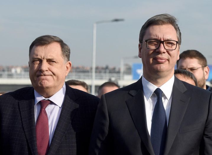 Dodik: Podrška Vučiću, EU i SAD prešutno gledaju teror