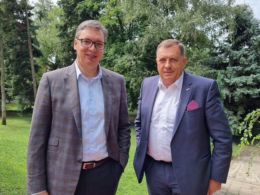 Dodik podržao Vučića na izborima u Srbiji