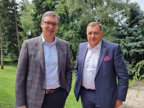 Dodik podržao Vučića na izborima u Srbiji