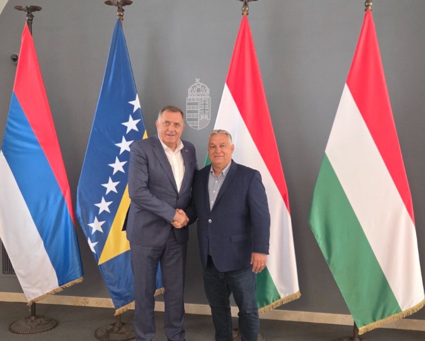 Dodik posjetio prijatelja Orbana: "Naša borba je ista"