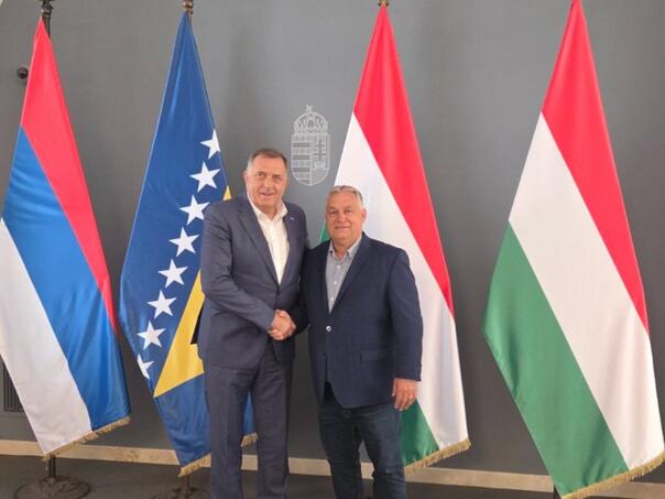 Dodik posjetio prijatelja Orbana: "Naša borba je ista"
