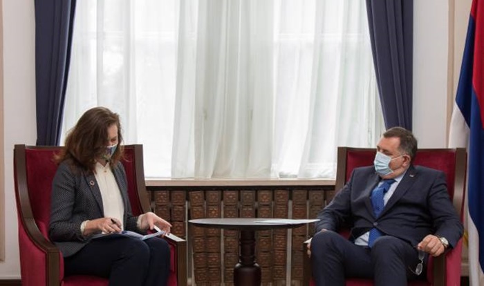 Dodik primio u nastupnu posjetu rezidentnu predstavnicu UN-a MacDonald