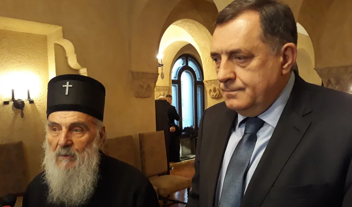 Dodik s Irinejom: Ne postoje hrvatski ili bosanski Srbi