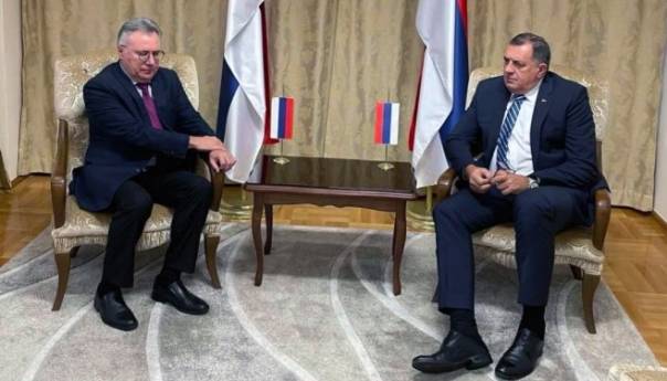 Dodik s Kalabuhovim: Dejtonsko uređenje garant opstanka BiH