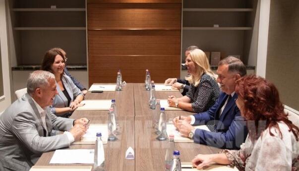 Dodik s Minihanovom: RS decenijama odbija da BiH postane član NATO-a