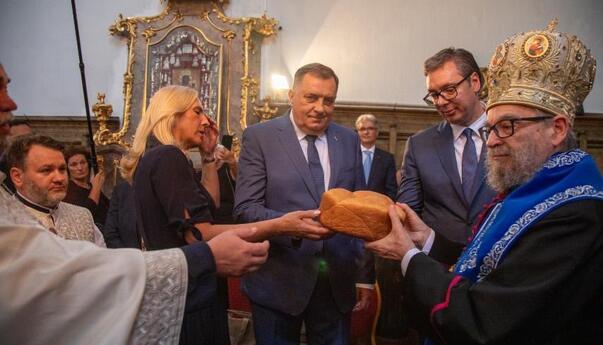 Dodik s Vučićem: Borit ću se sve dok Schmidt ne ode