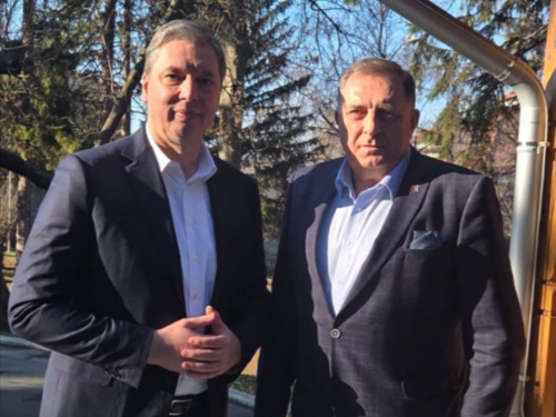 Dodik s Vučićem: "Dejtonski sporazum je srušen"