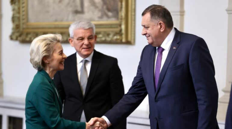 Dodik sa Leyen: BiH je trebala dobiti pregovarački status