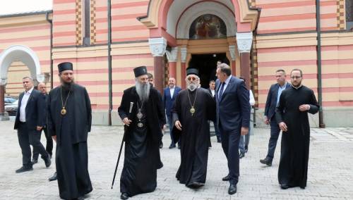 Dodik se sastao sa partijarhom srpskim Porfirijem