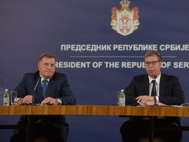 Dodik se sastao sa Vučićem