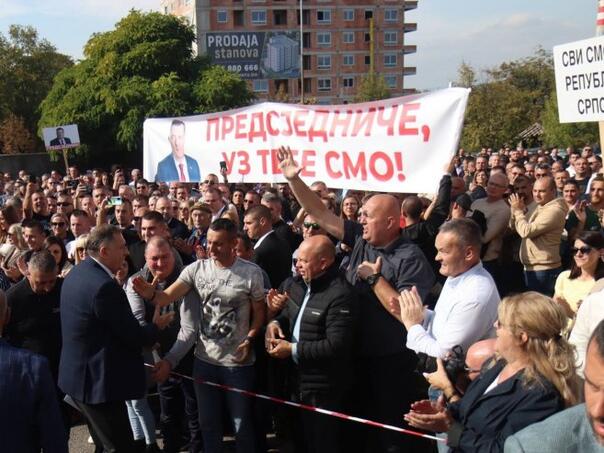 Dodik stigao u Sud BiH, počinje novo ročište