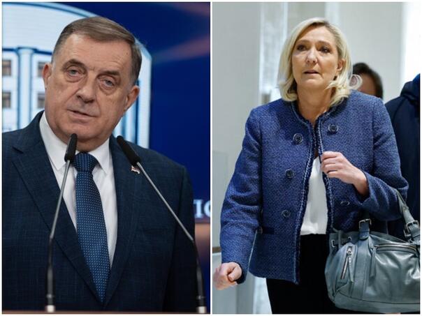 Dodik "suosjeća" s Le Pen: Plaća cijenu, baš kao i ja...