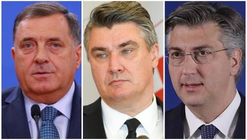 Dodik sutra u Zagrebu sa Milanovićem i Plenkovićem