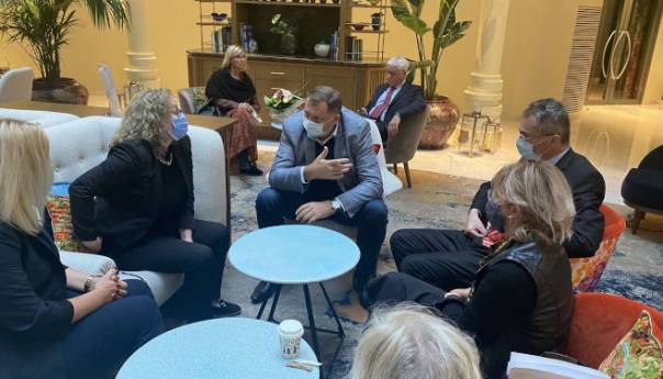 Dodik u Briselu razgovarao sa ambasadorima BiH u Belgiji