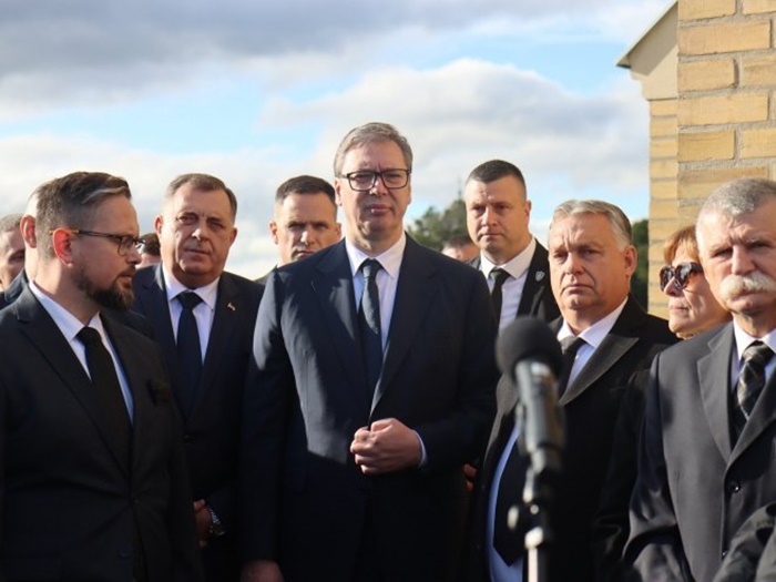 Dodik, Vučić i Orban u Subotici