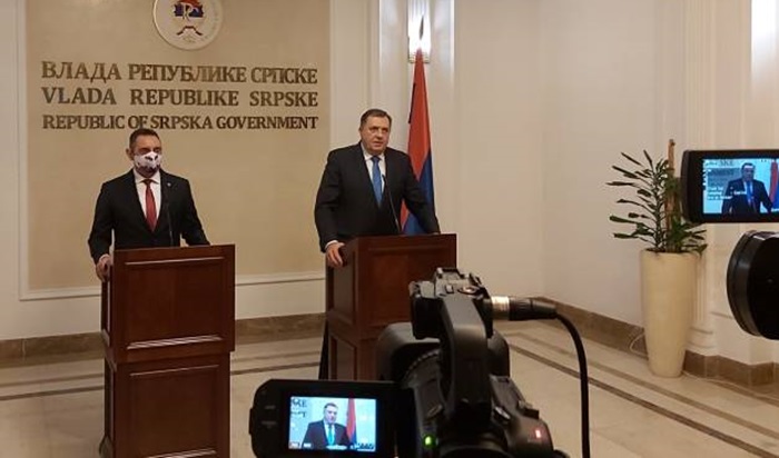 Dodik - Vulin: Srbija vodi računa o svim građanima RS