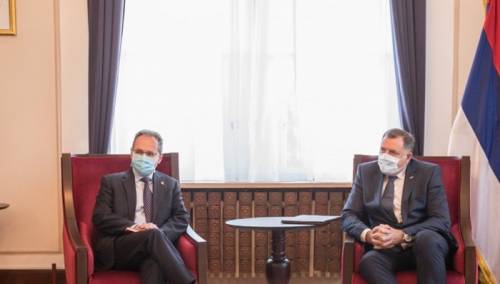 Dodik zahvalio ambasadoru Hunnu za korektan pristup Švicarske prema BiH