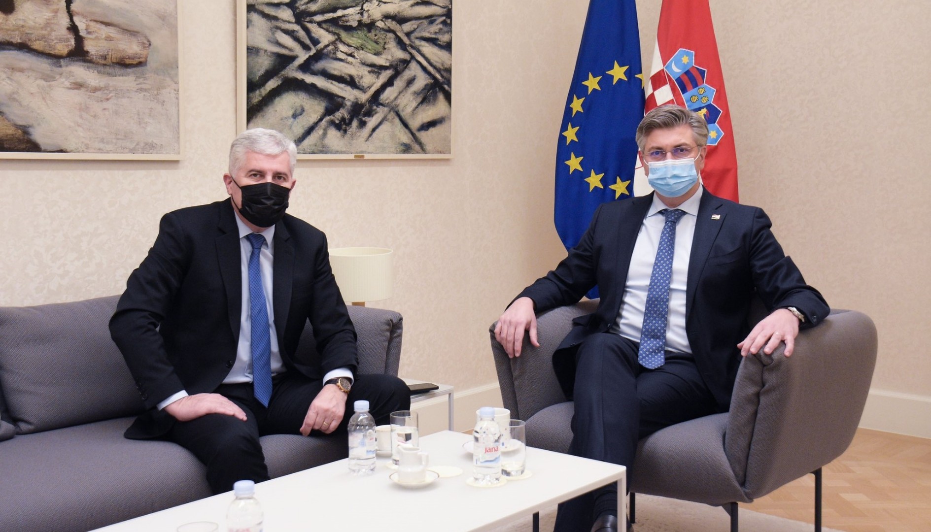 Čović i Plenković: U BiH je vrijeme za ozbiljnost i dogovor